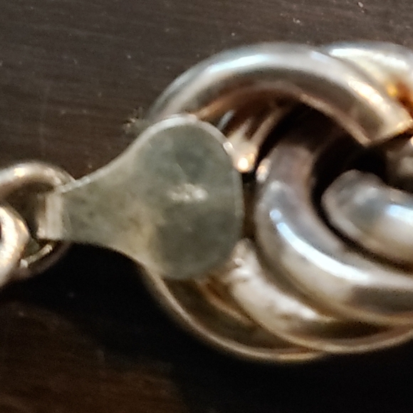 Vintage 925 Sterling Silver Rope Necklace - Picture 4 of 6